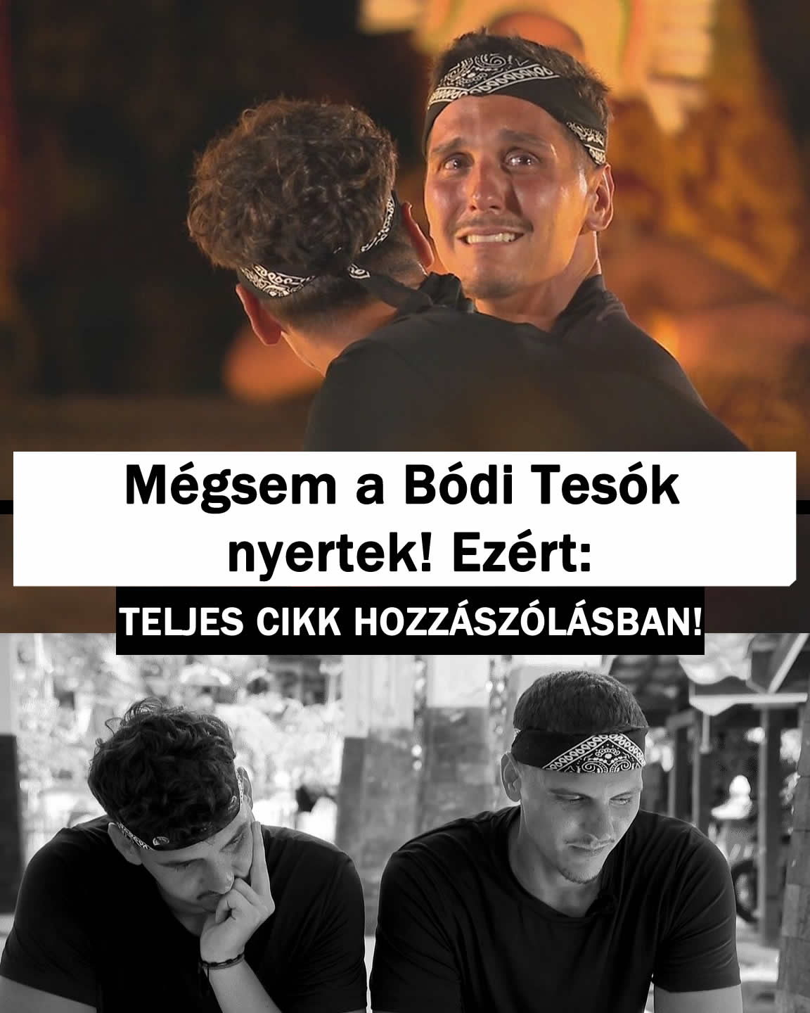 Mégsem a Bódi Tesók nyertek! Ezért: