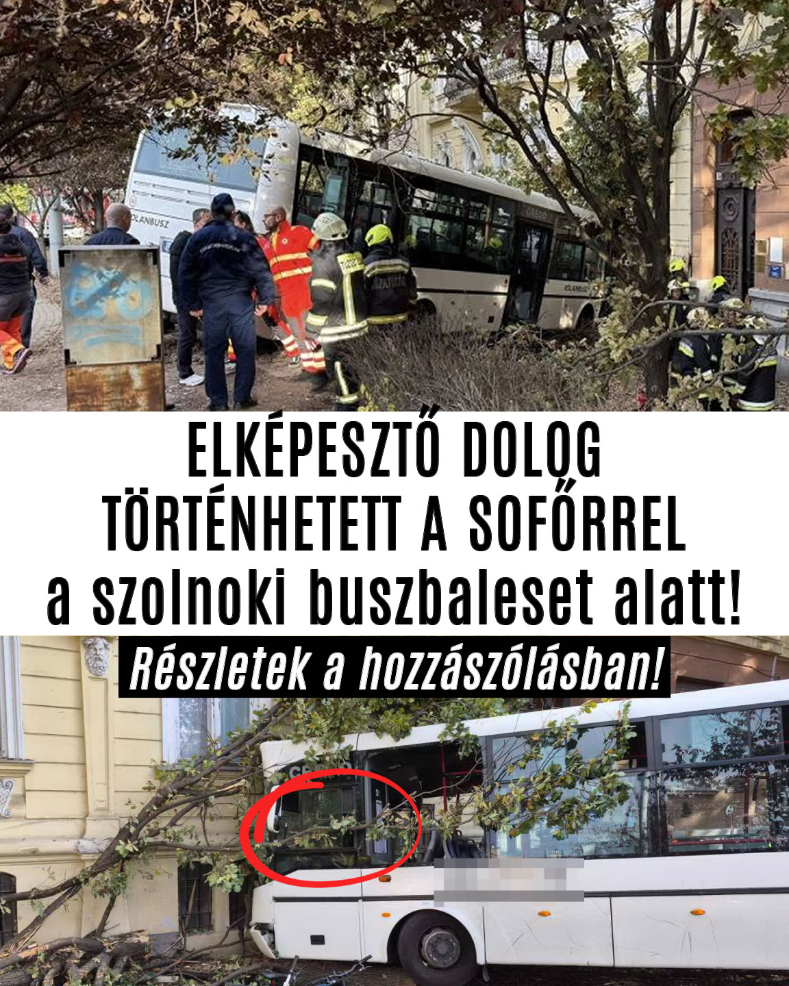 Ezért történt a szolnoki buszbaleset!