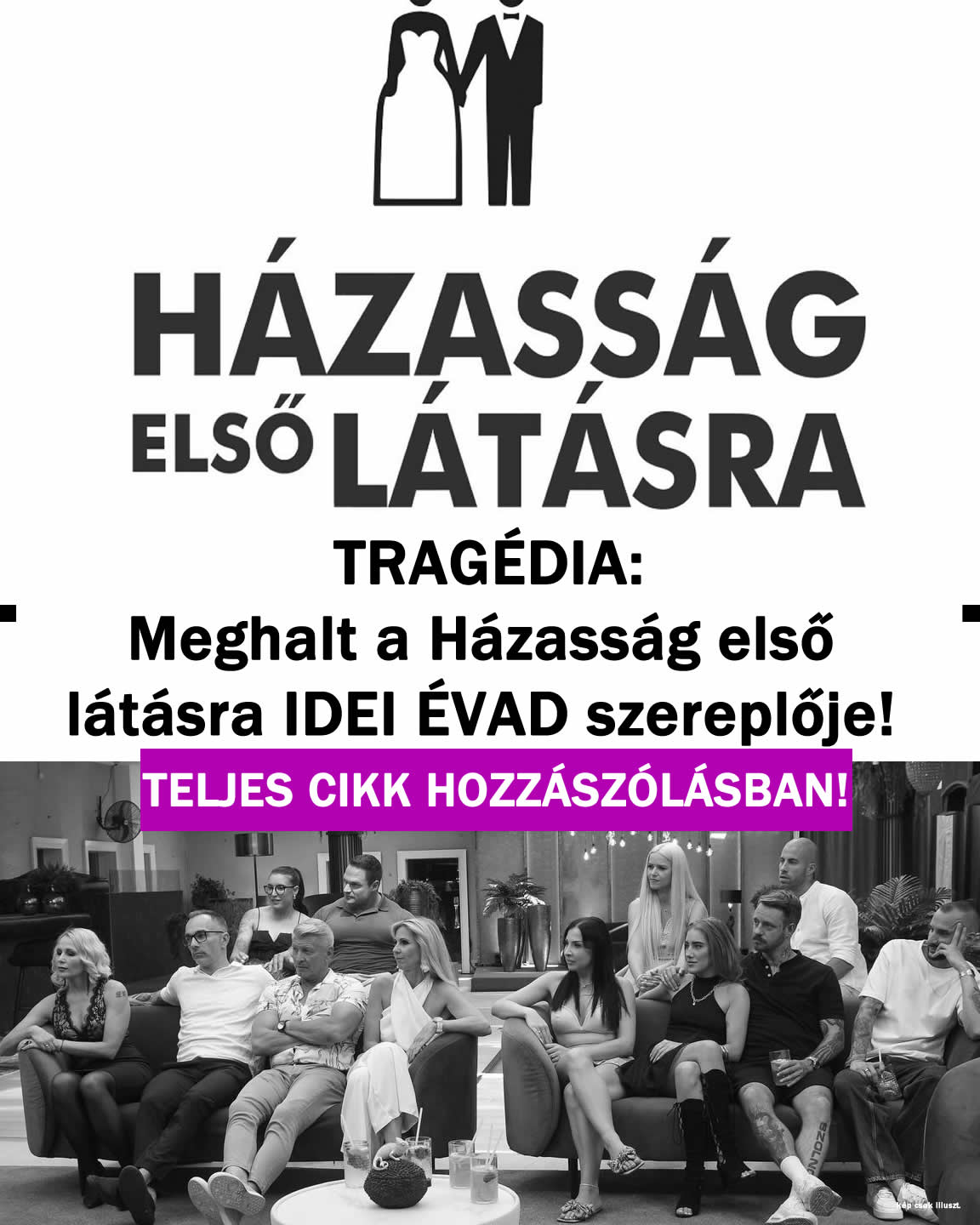 Meghalt a Házasság első látásra idei évad szereplője!