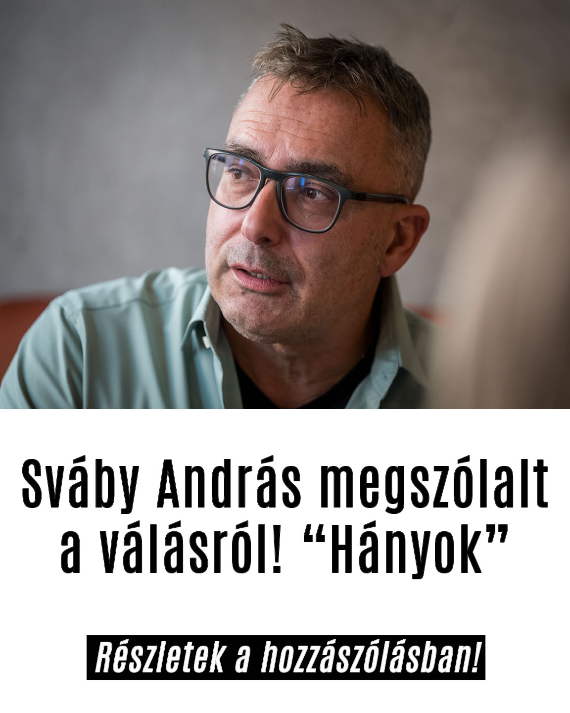 Sváby András megszólalt a válásról! „Hányok”