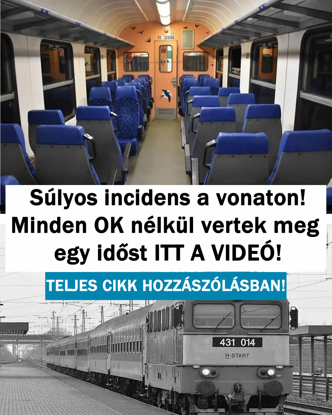 OK nélkül ver/ek meg egy időst a vonaton + VIDEÓ!