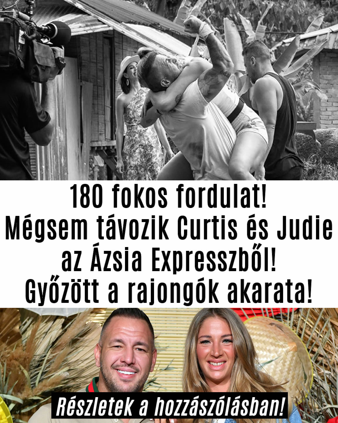 Mégsem távozik Curtis és Judie az Ázsia Expresszből!