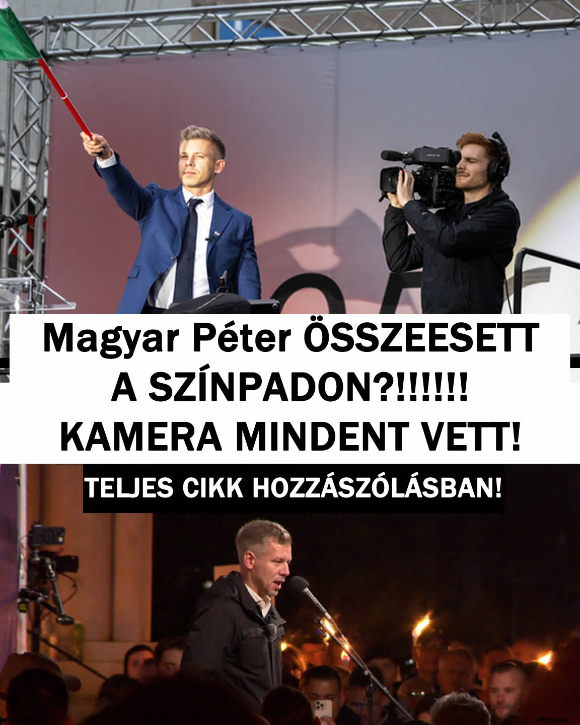 Magyar Péter-t megmérgezték beszéde előtt MINDEN KIDERÜLT: