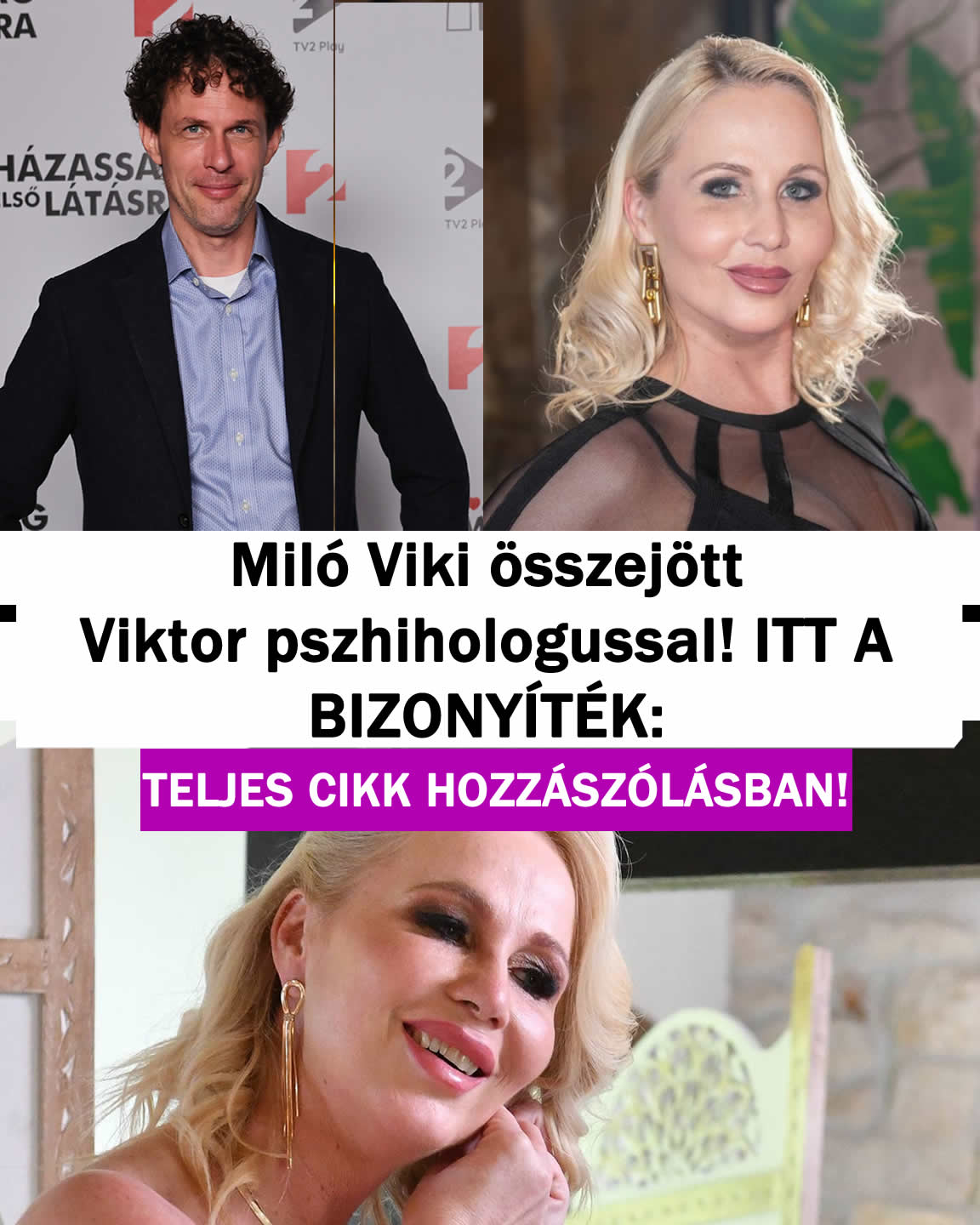 Miló Viki összejött  Viktor pszhihologussal! ITT A  BIZONYÍTÉK: