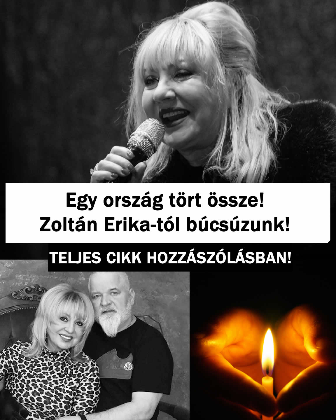 Egy ország tört össze! Zoltán Erikától kell 🖤 búcsúznunk!