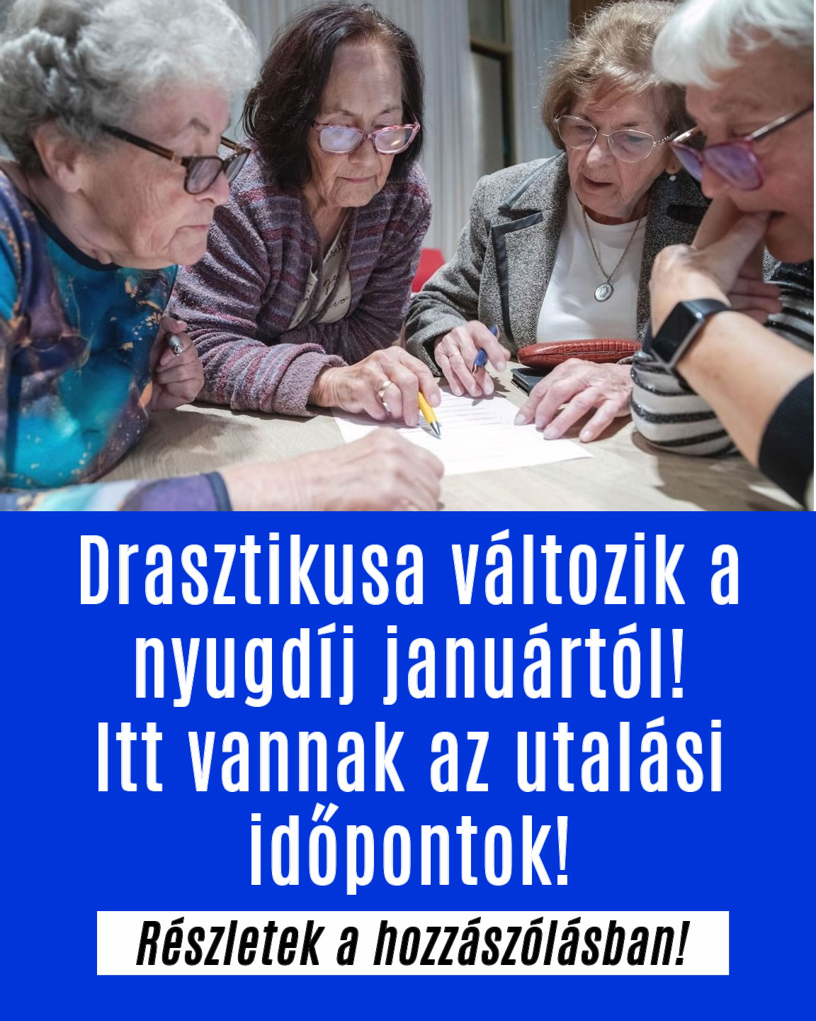 Drasztikusa változik a nyugdíj januártól!