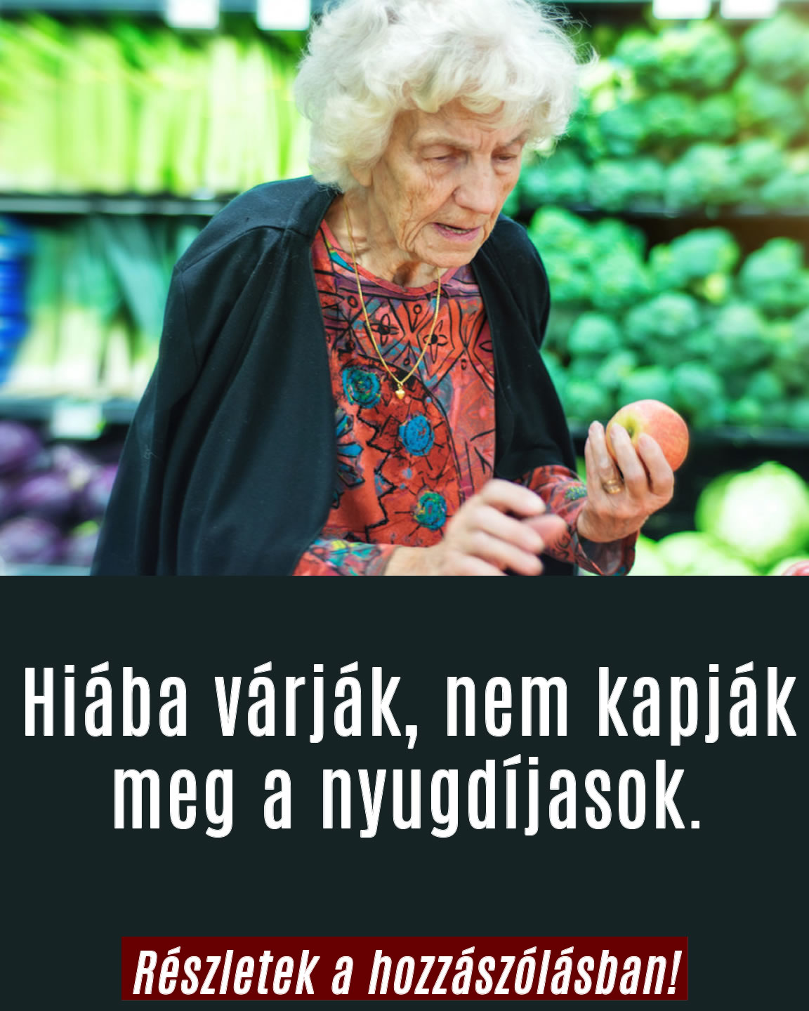 Mégsem kapják meg a nyugdíjasok!