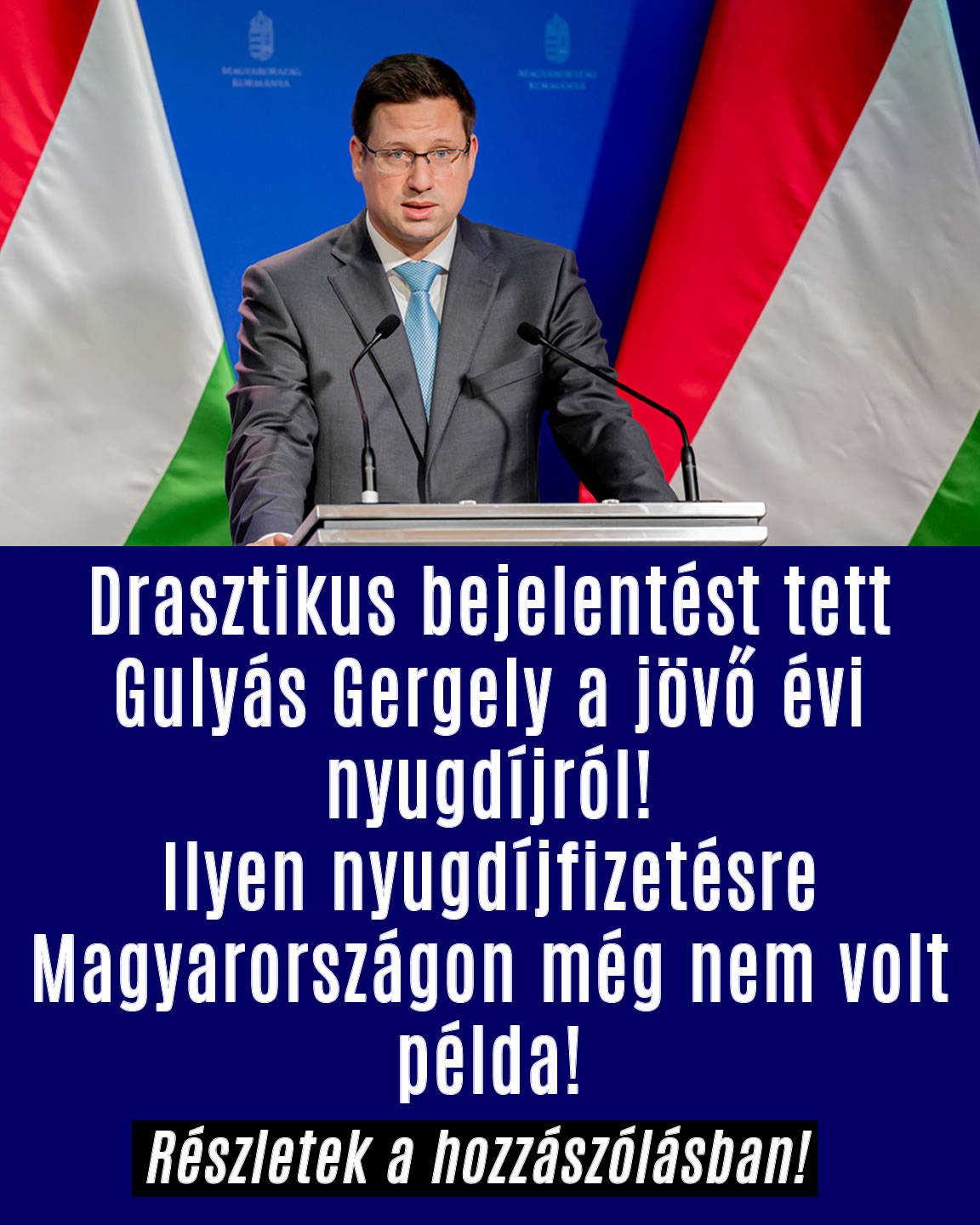 Drasztikus bejelentés a jövő évi nyugdíjról!