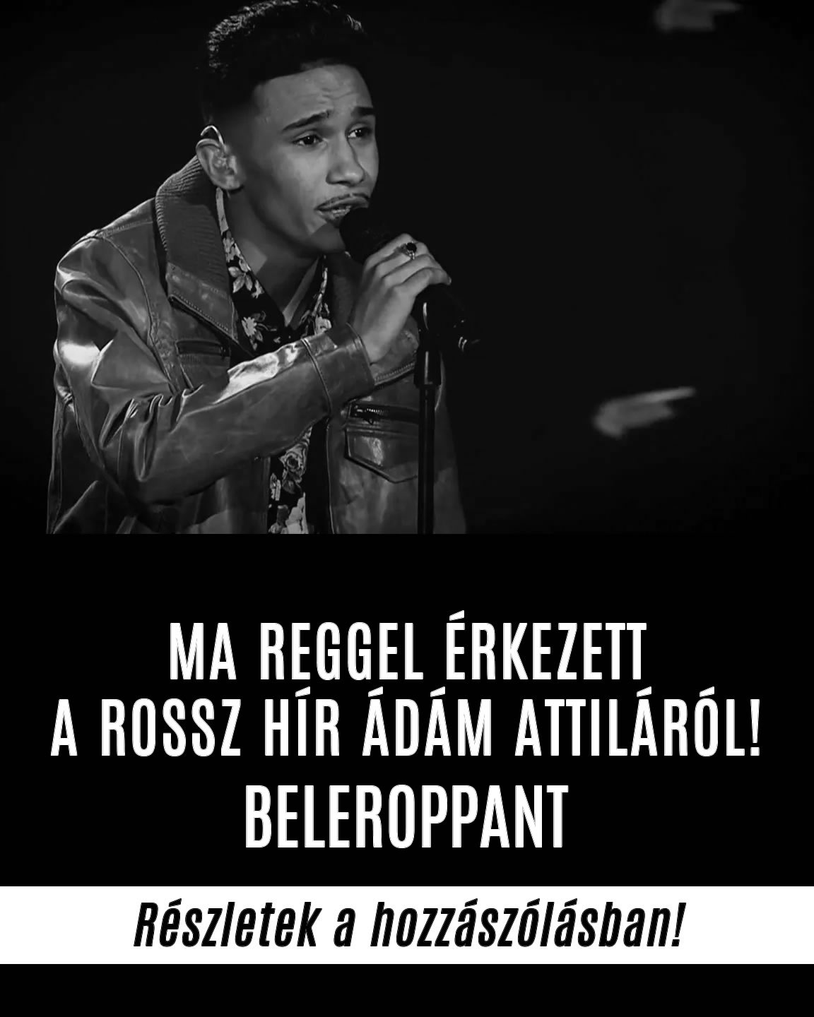 Rossz hír érkezett Ádám Attiláról!