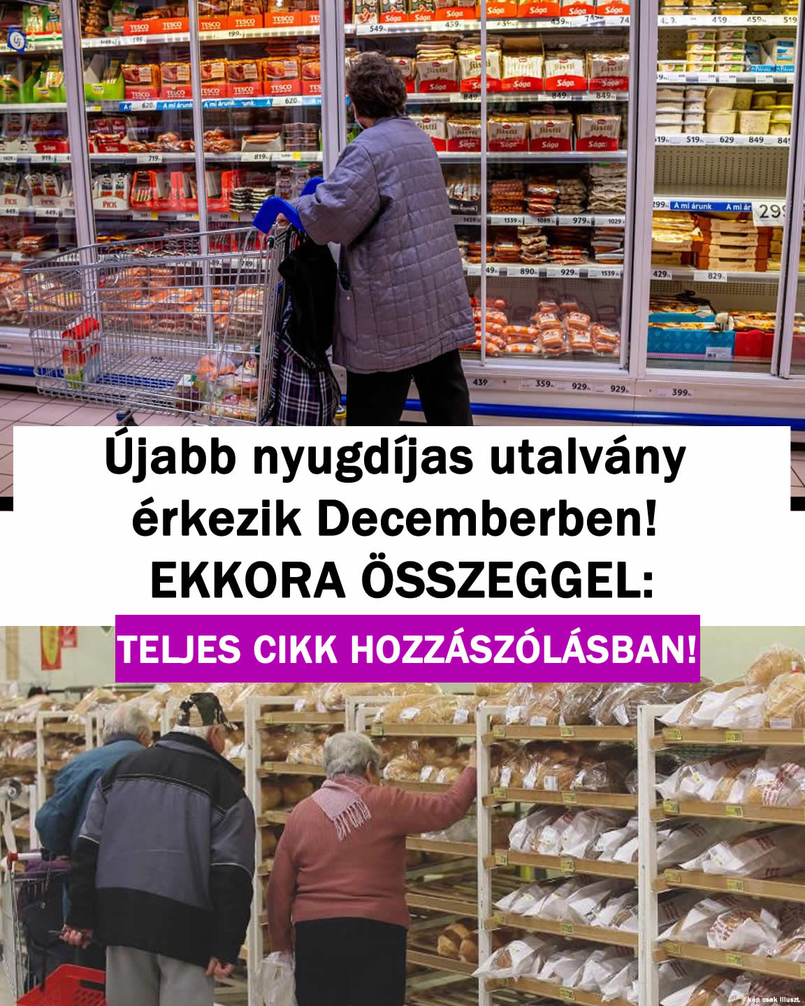 Újabb nyugdíjas utalvány érkezik! EKKOR és ENNYI: