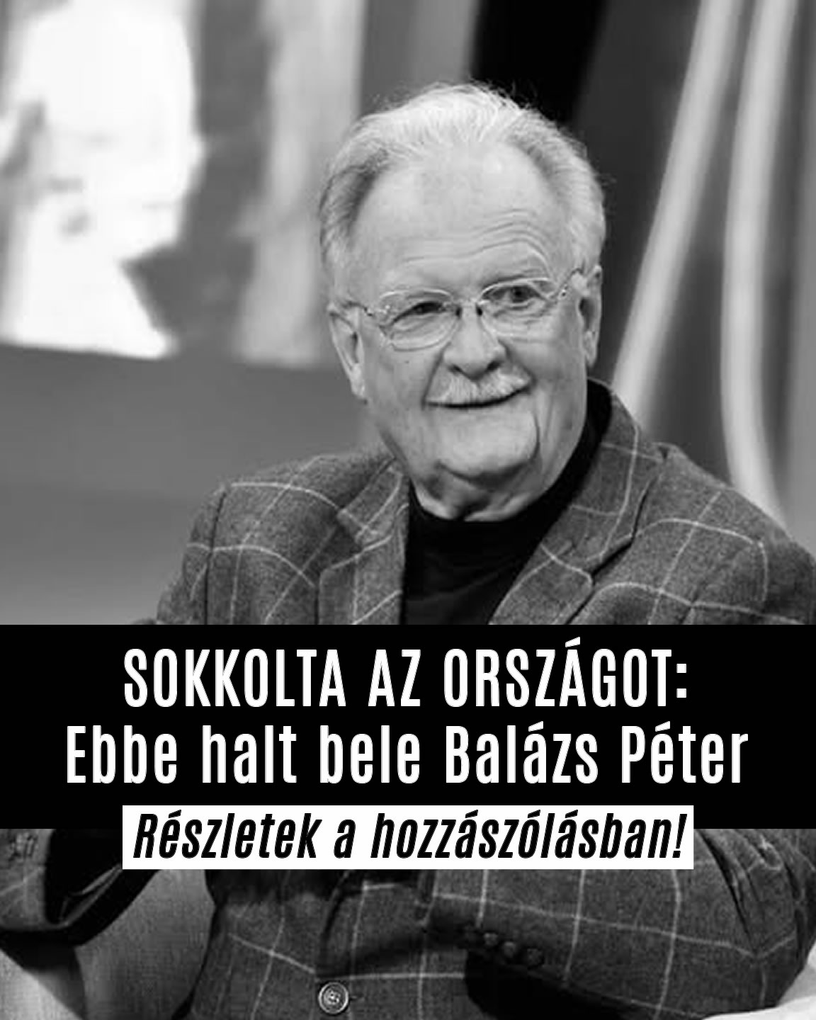 Ebbe halt bele Balázs Péter