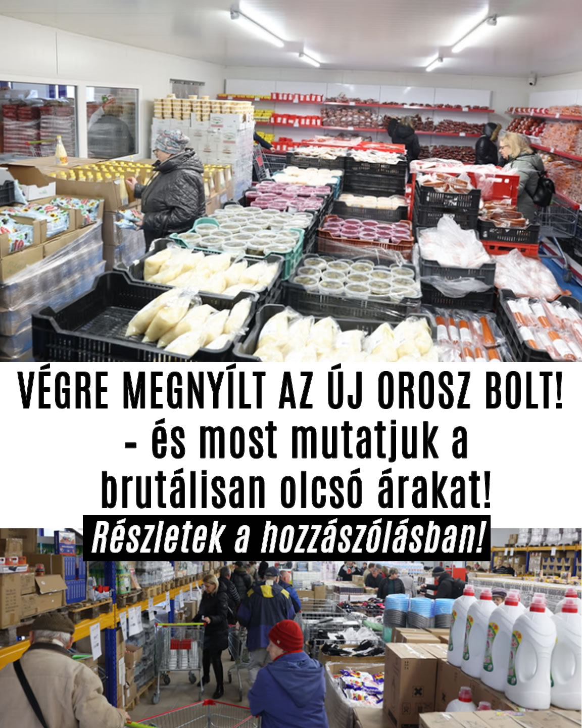 Végre megnyílt az új Orosz bolt!