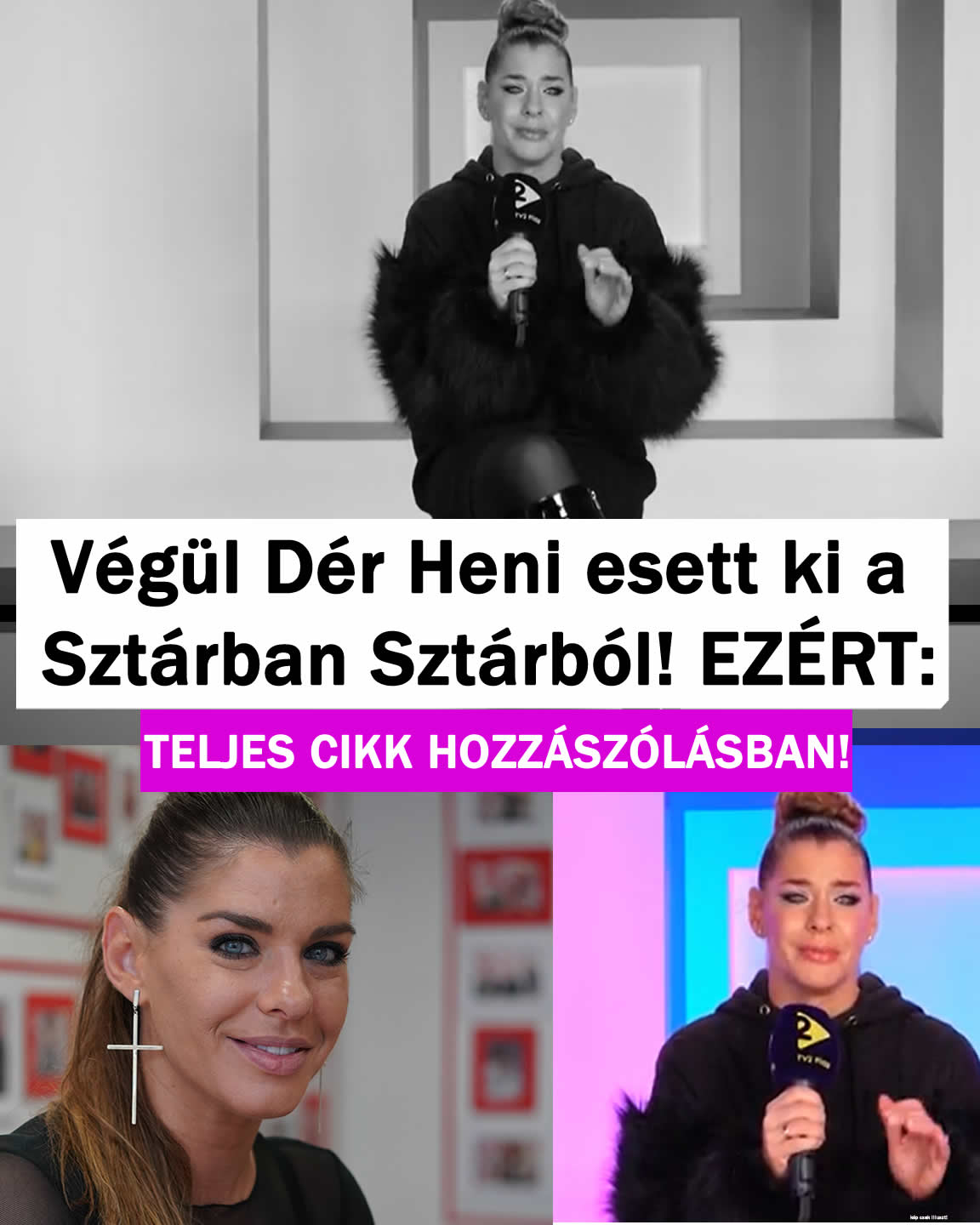 Végül Dér Heni esett ki a Sztárban Sztárból EZÉRT: