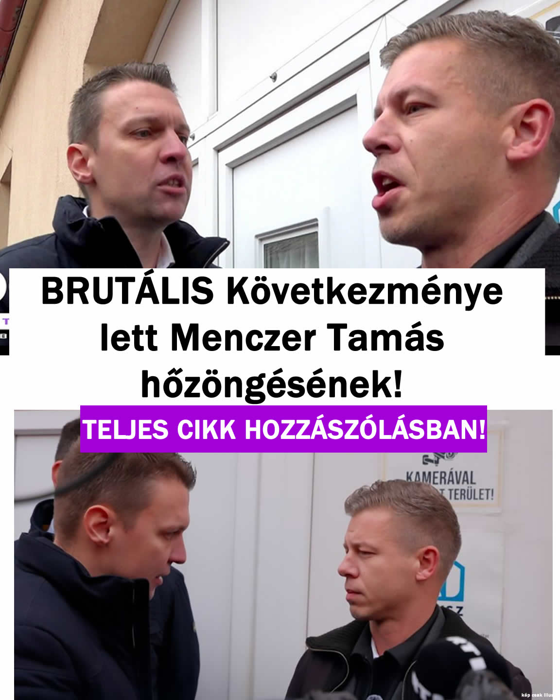 Végzetes Következménye lett Menczer hőzöngésének!
