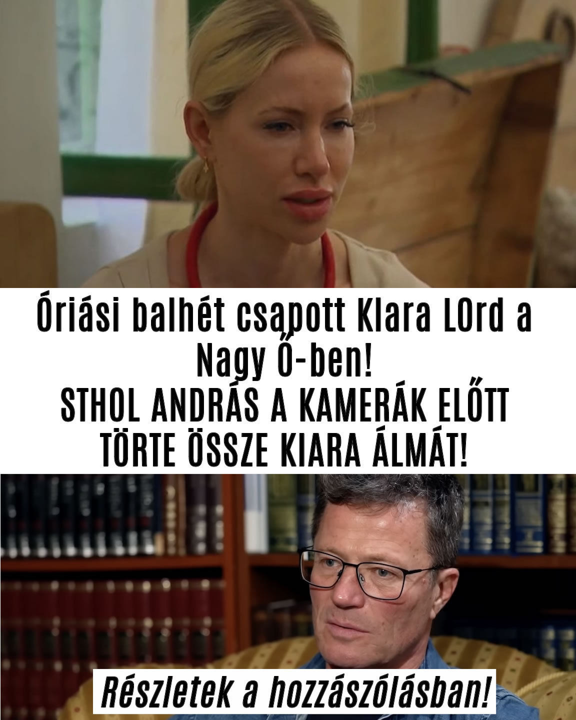 Óriási balhét csapott Klara L0rd a Nagy Ő-ben!
