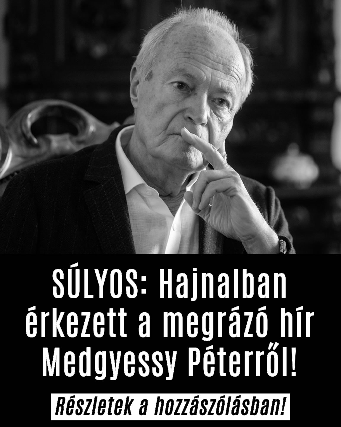 Súlyos balesetet szenvedett Medgyessy Péter