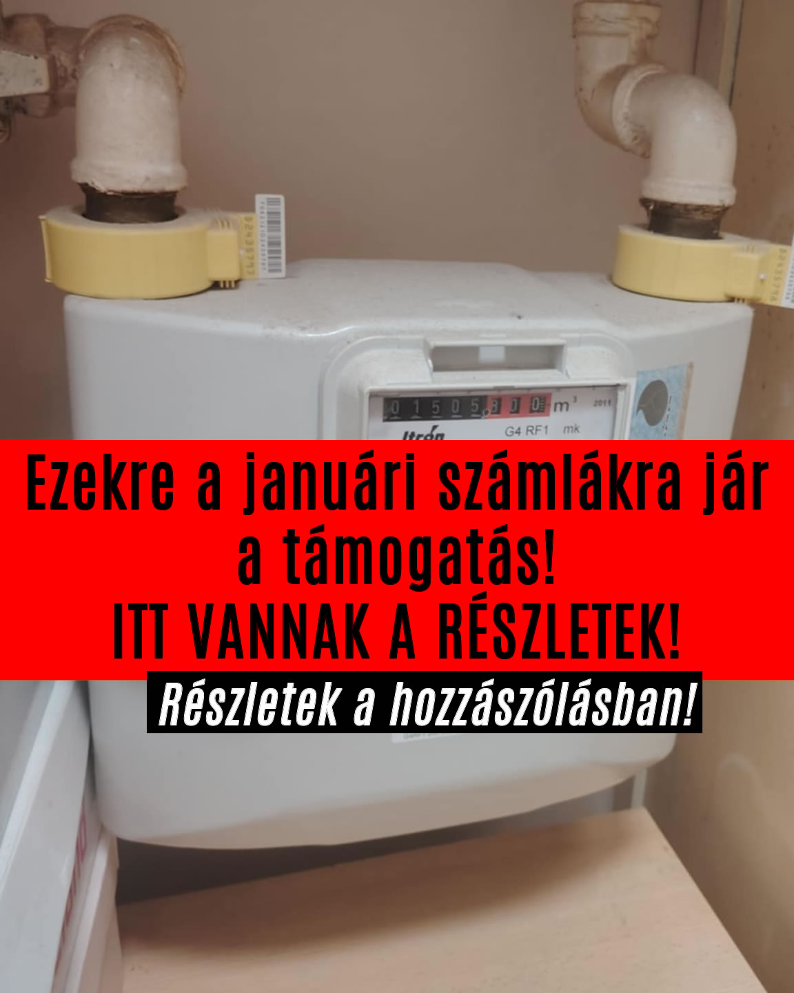 Ezekre a januári számlákra jár a támogatás