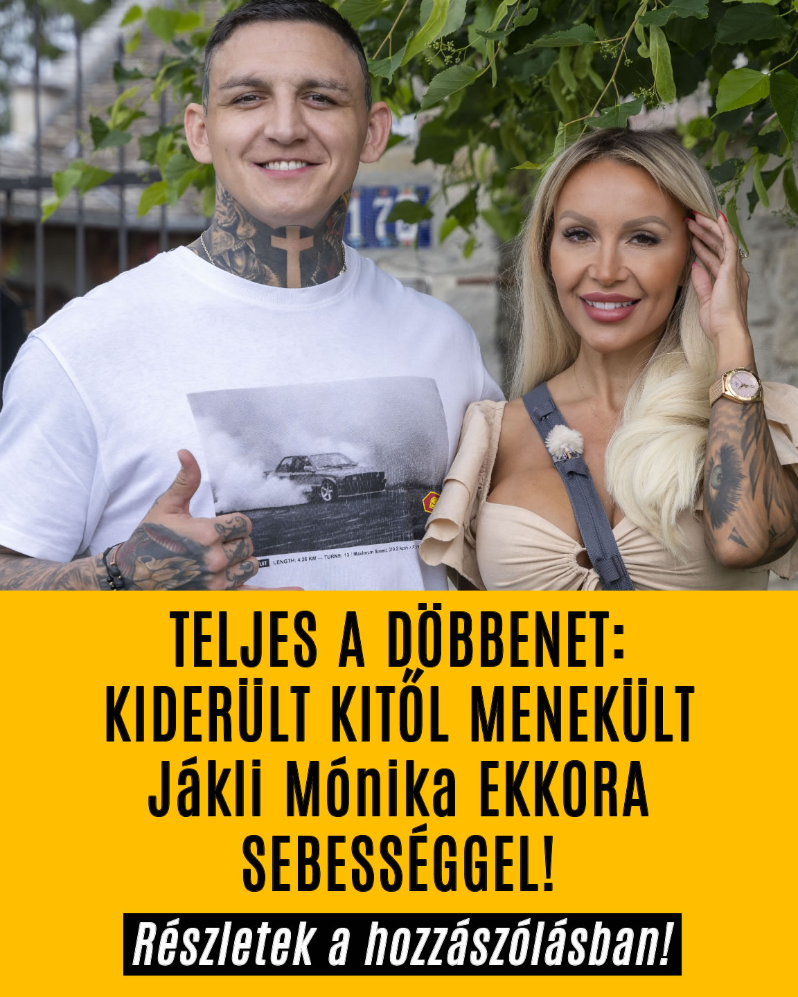 Ezért menekült Jákli Mónika ekkora sebességgel!