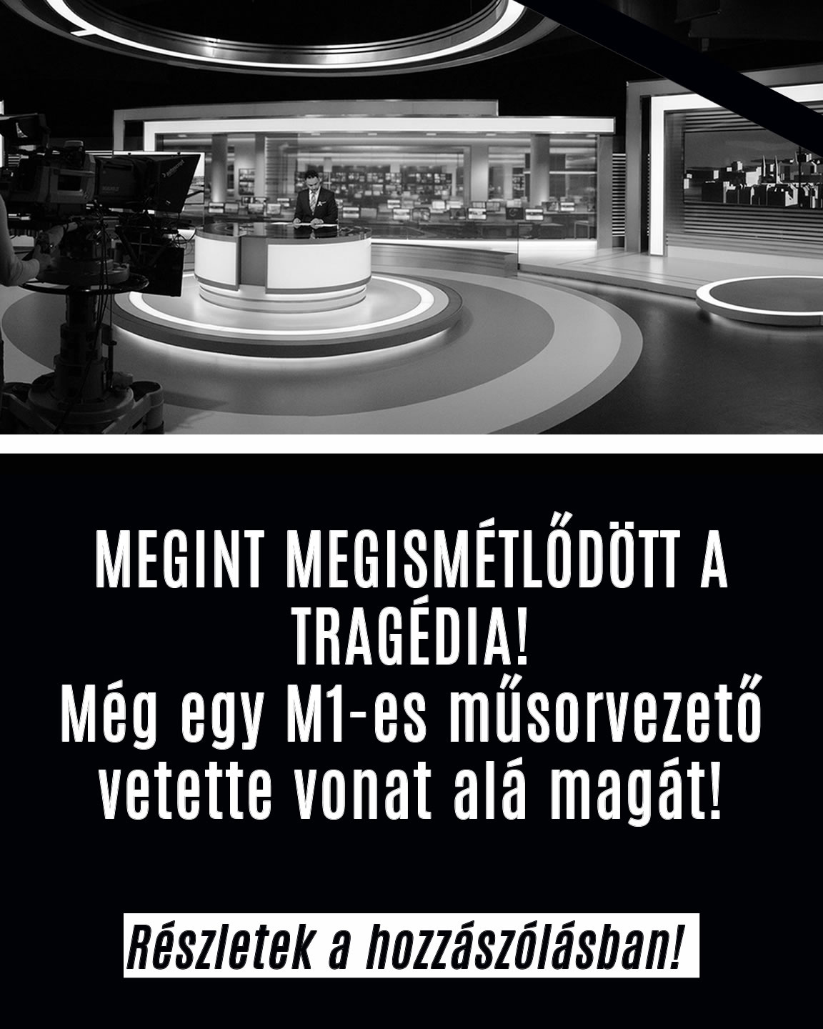 Még egy M1-es a vonat elé vetette magát!