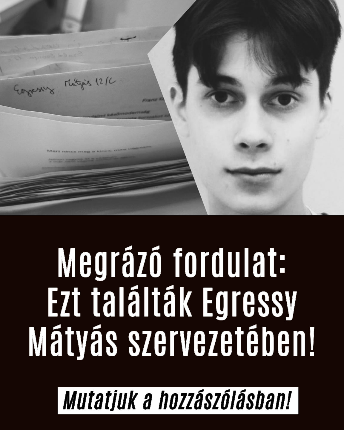 Ezt találták Egressy Mátyás szervezetében!