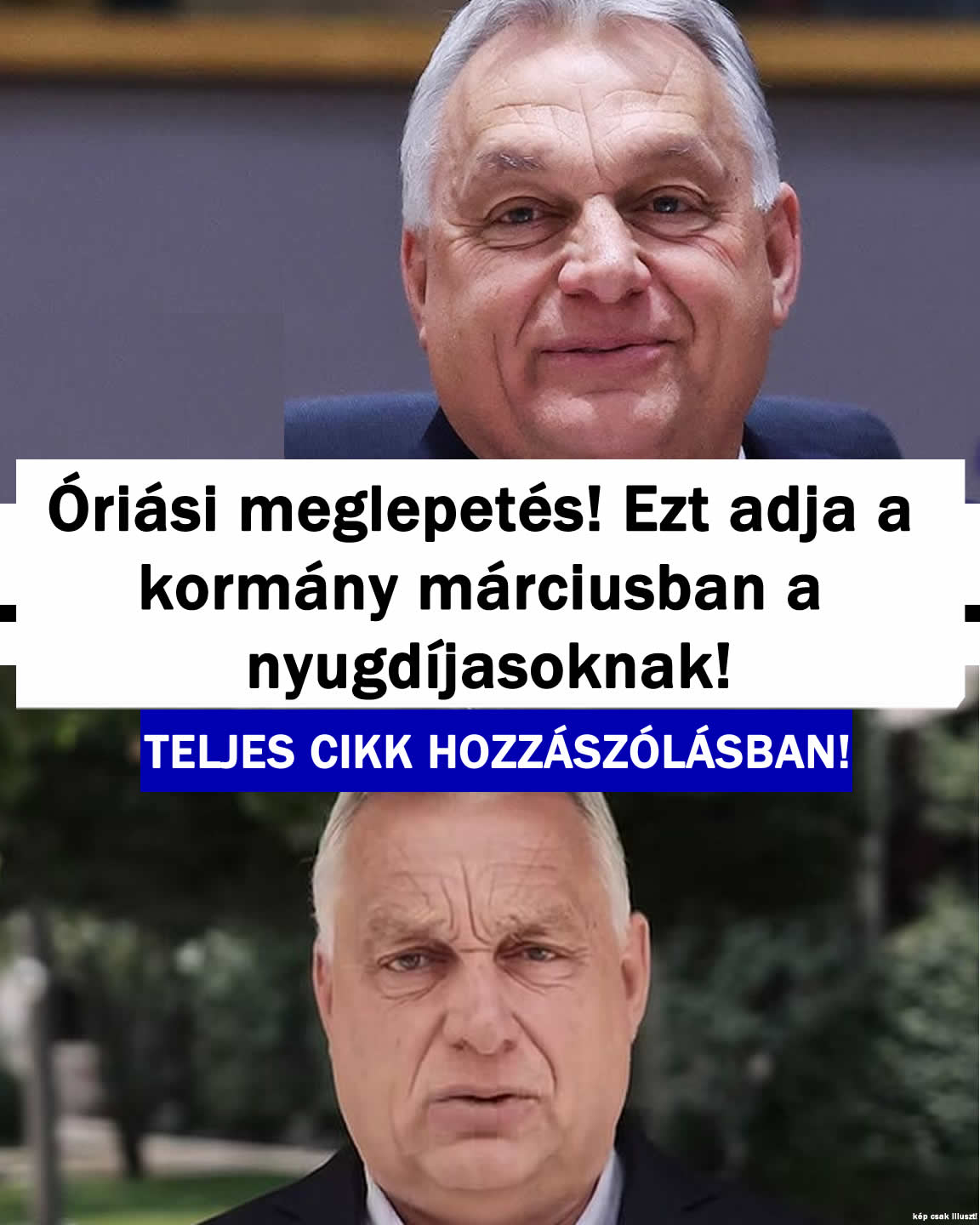 Óriási meglepetés! Ezt adja a kormány márciusban