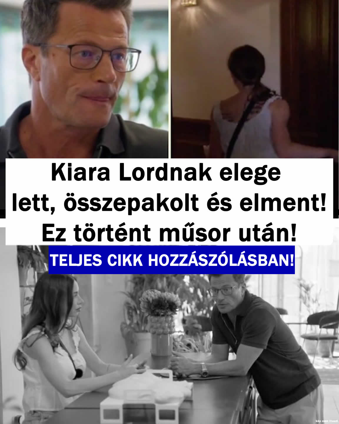 Kiara összepakolt és elment! Ez történt műsor után: