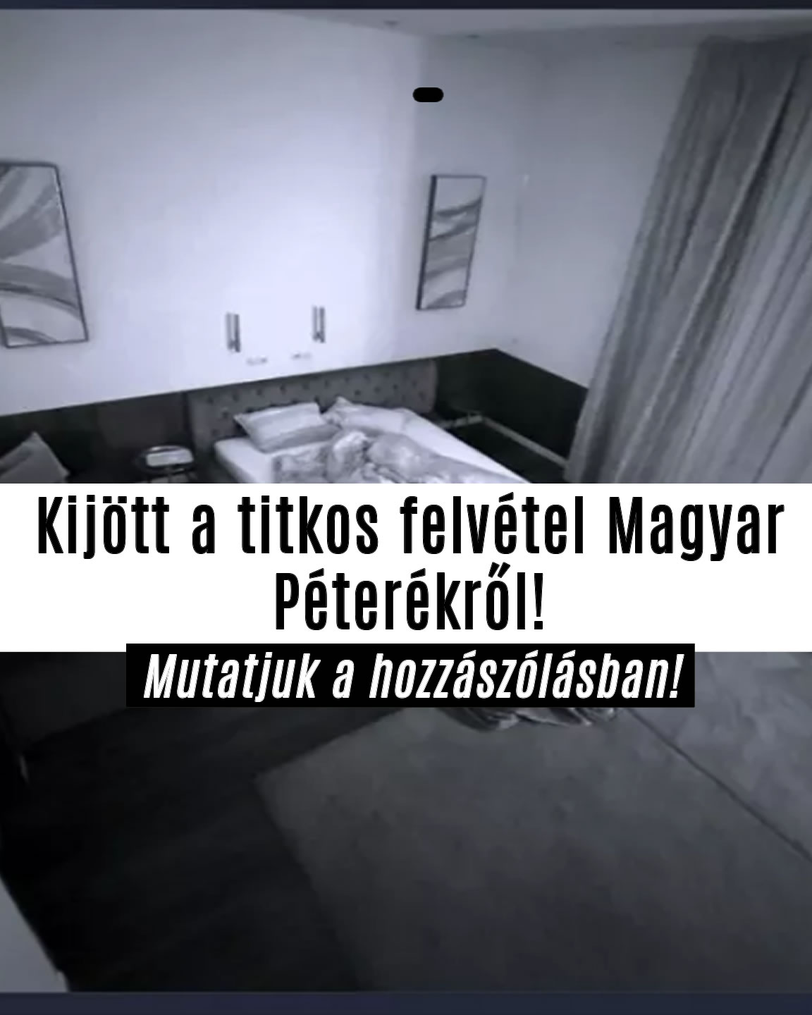 Kijött a titkos felvétel Magyar Péterékről!