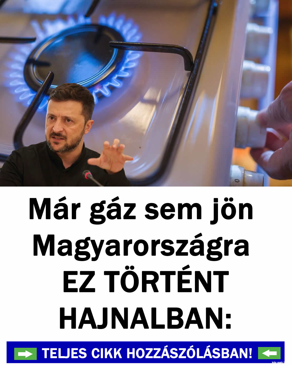 Már gáz sem jön Magyarországra