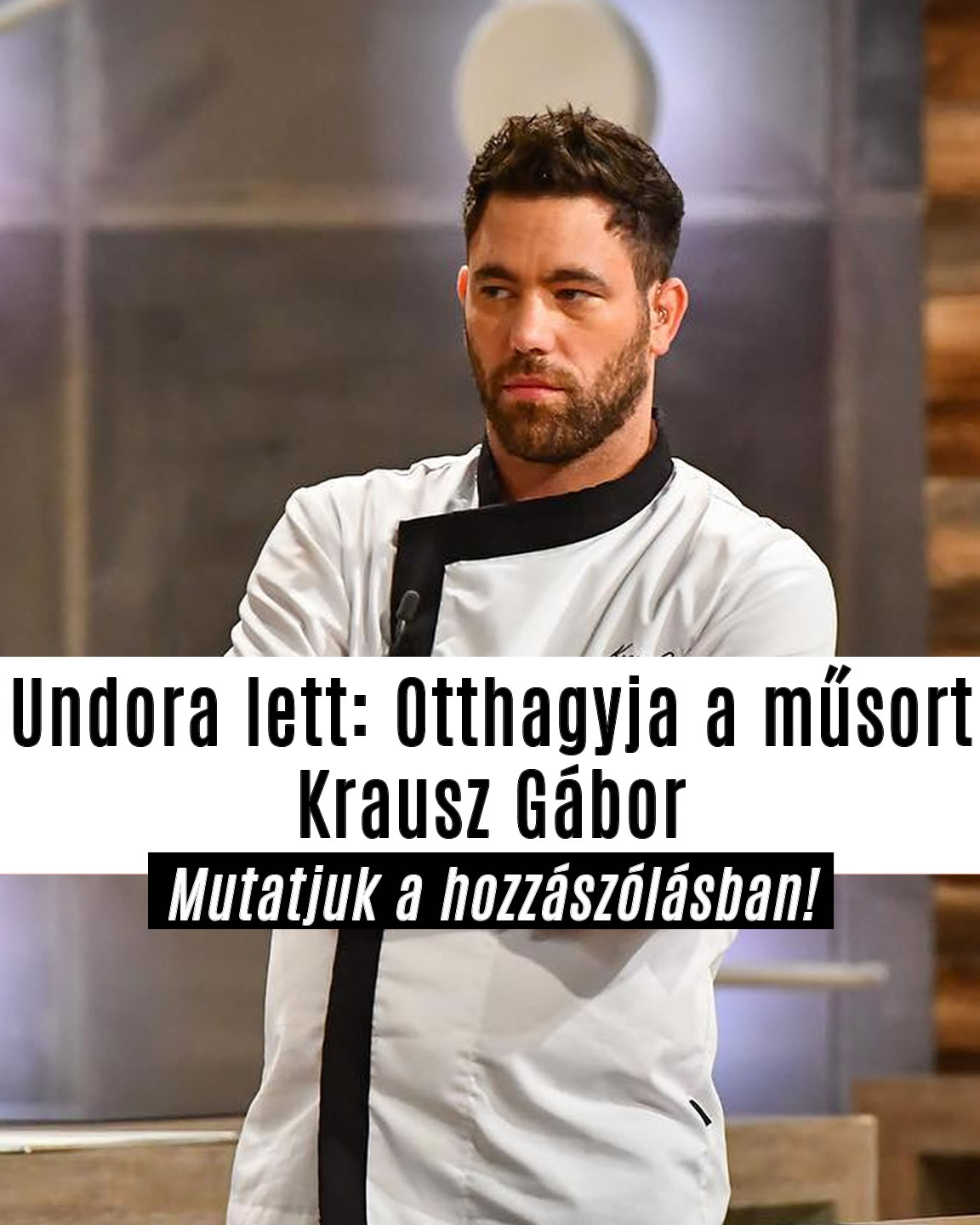 Otthagyja a műsort Krausz Gábor