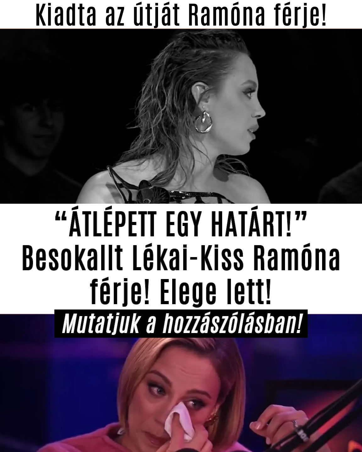 Besokallt Lékai-Kiss Ramóna férje!