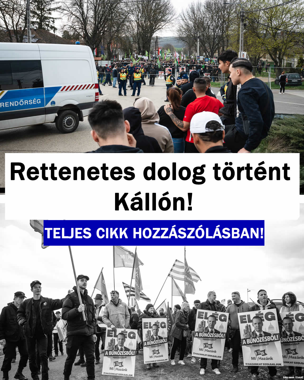 Rettenetes dolog történt Kállón!