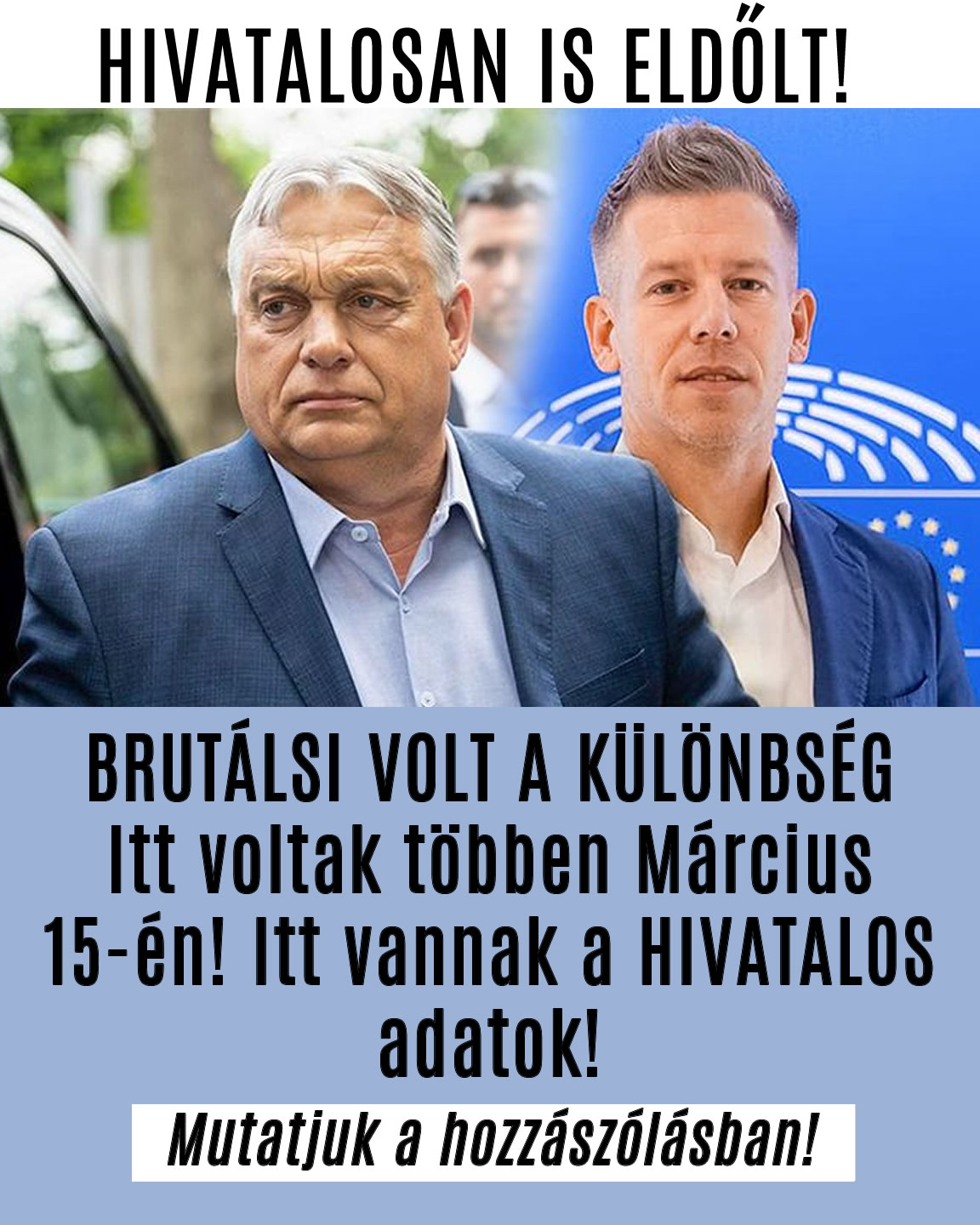Itt voltak többen Március 15-én!