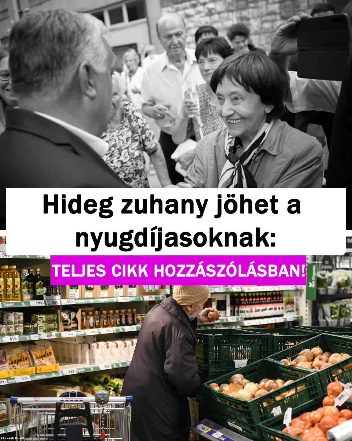 Hideg zuhany jöhet a nyugdíjasoknak: