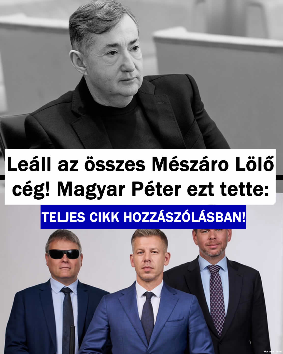 Leáll az összes Mészáros Lölő cég! Magyar Péter ezt tette: