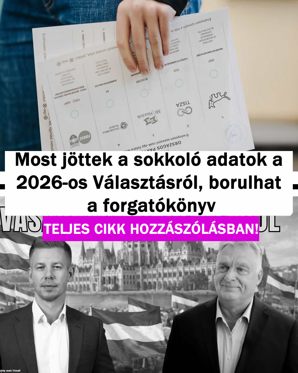 Most jöttek a sokkoló adatok a Választásról, borulhat a forgatókönyv