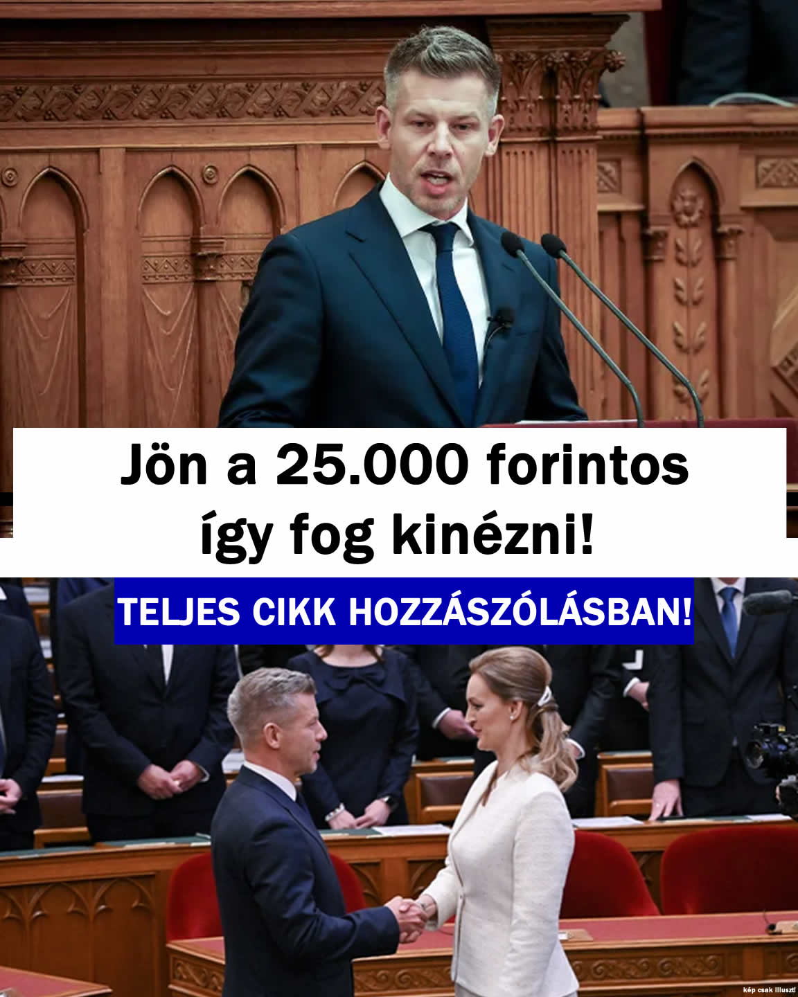 Jön a 25.000 forintos így fog kinézni!