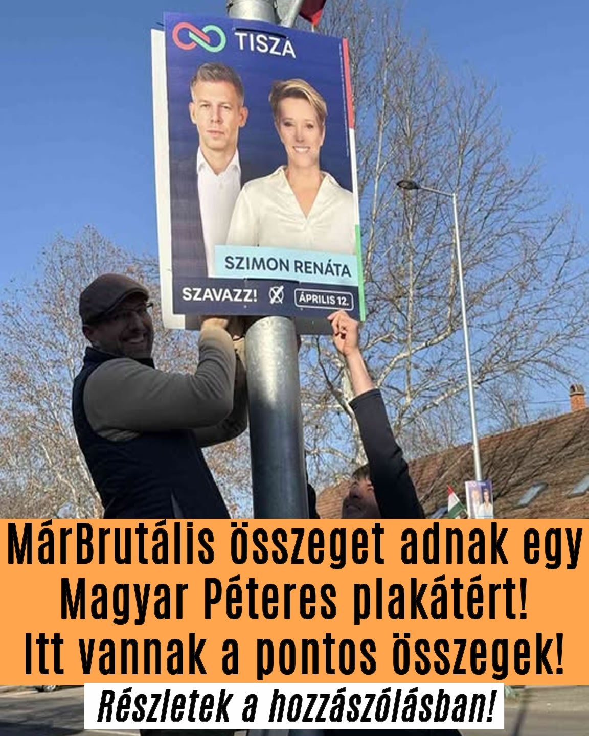 Brutális összeget adnak egy Magyar Péteres plakátért!