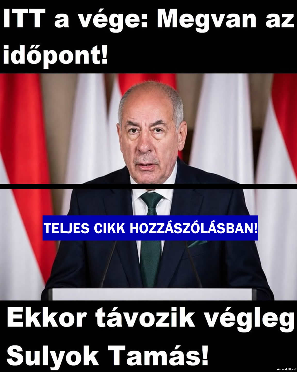 Itt a vége: megvan az időpont! Ekkor távozik Sulyok Tamás
