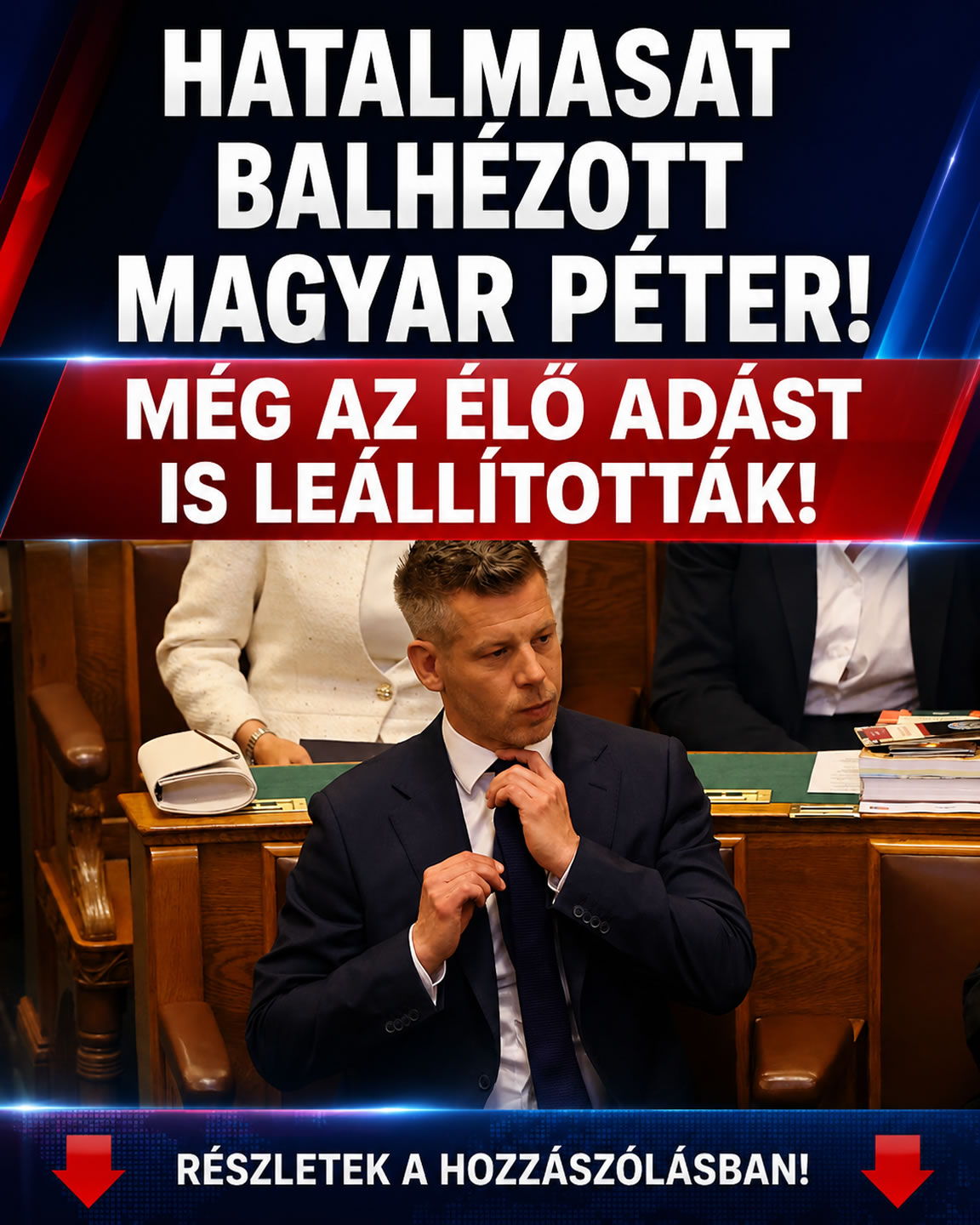 Hatalmasat balhézott Magyar Péter