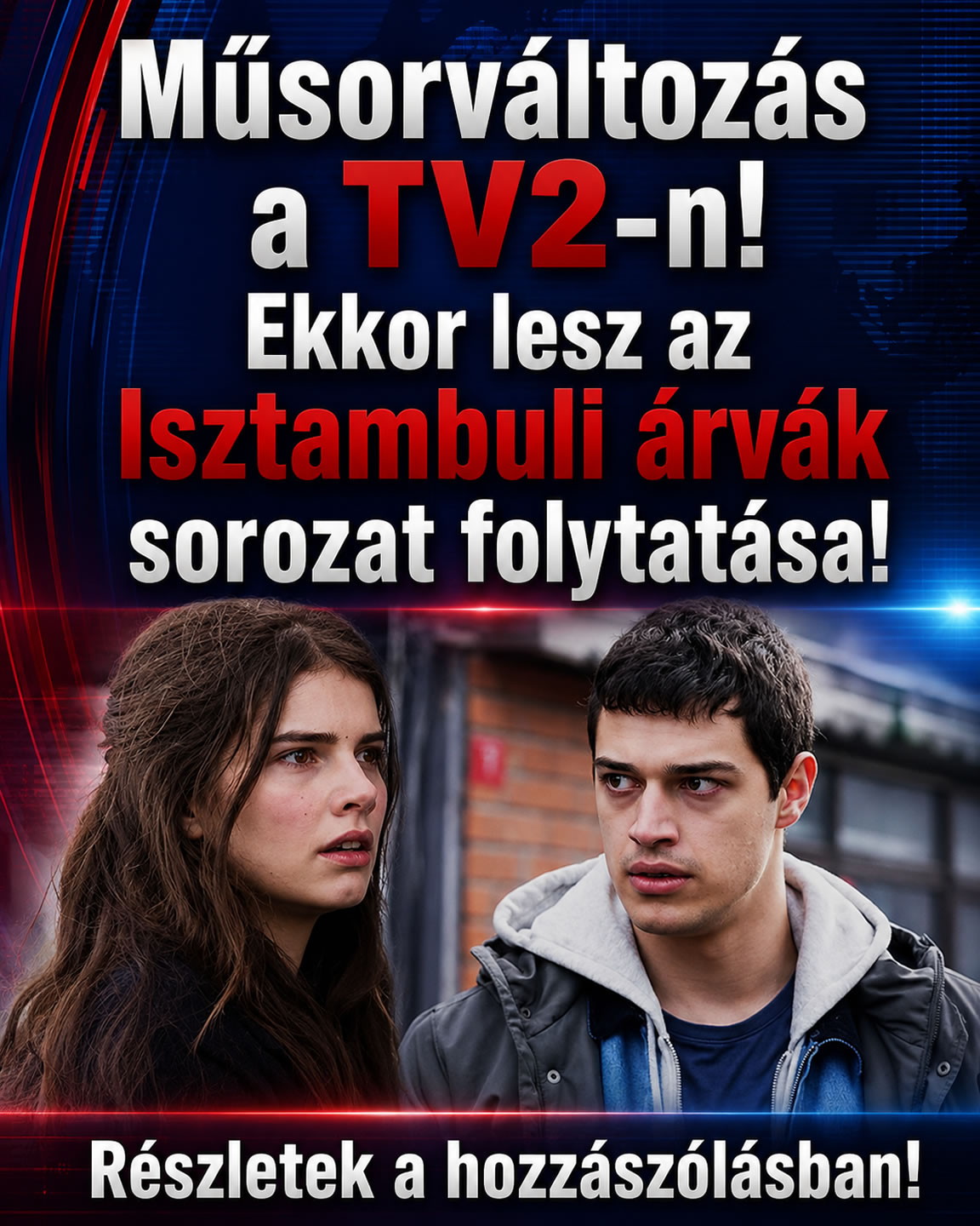 Műsorváltozás a TV2-n!