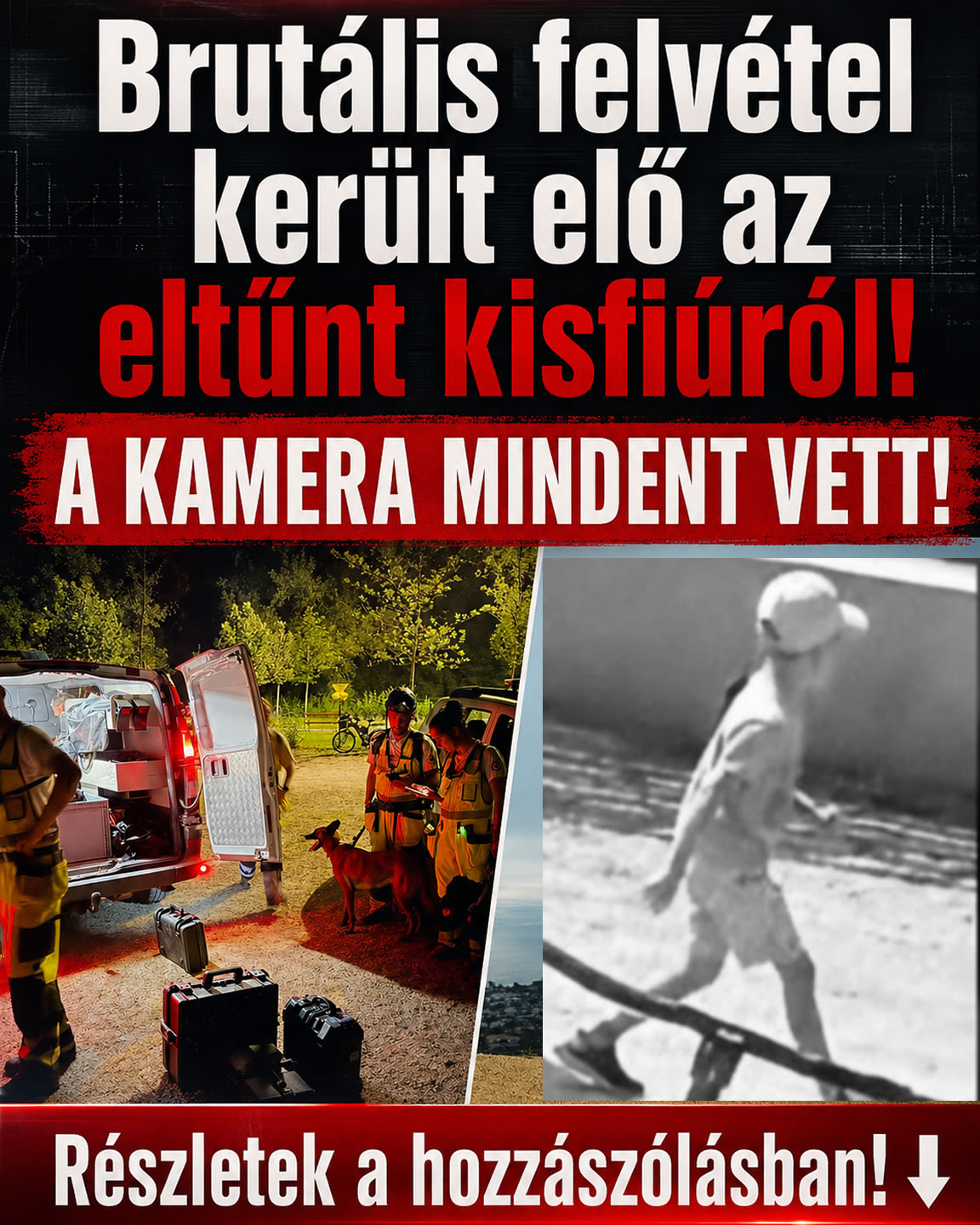 Brutális felvétel került elő