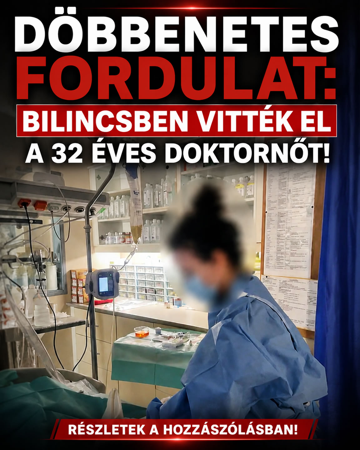 Elkapták a doktornőt