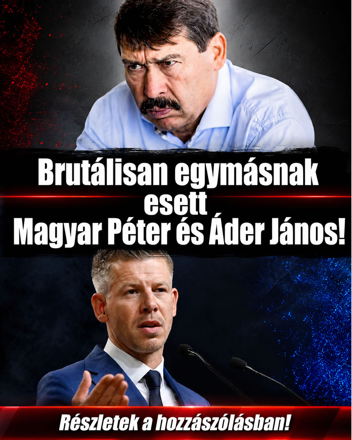 Brutálisan egymásnak esett Magyar Péter és Áder János!