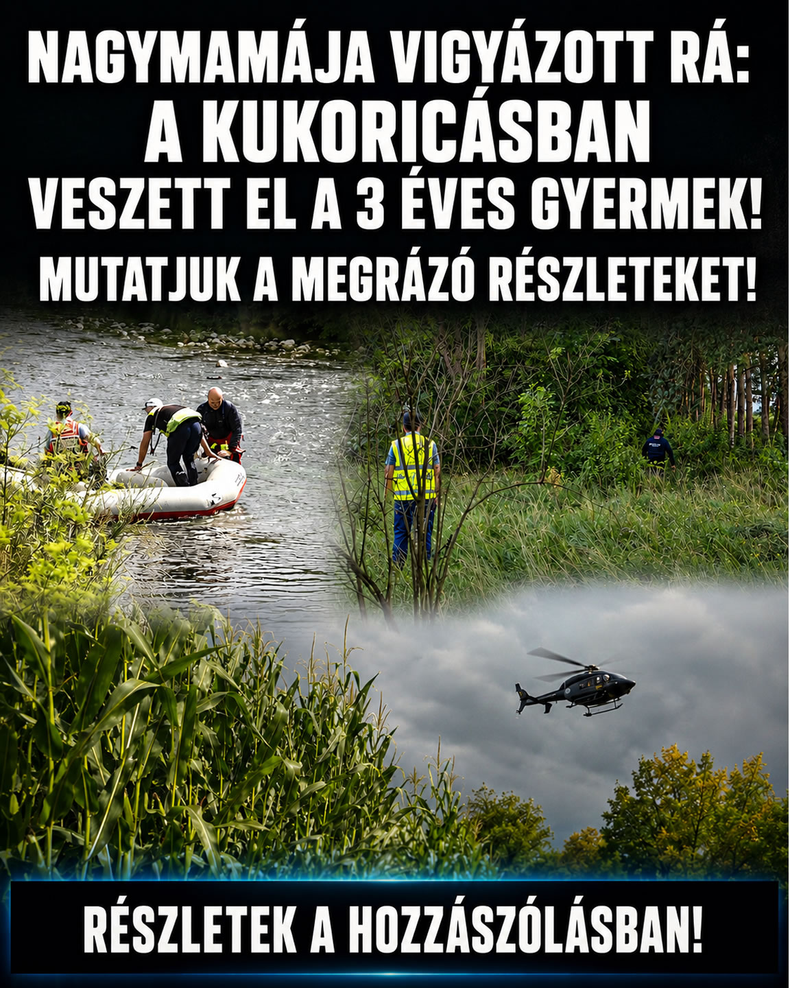 Új hírek érkeztek az eltűnt hároméves kisfiúról!