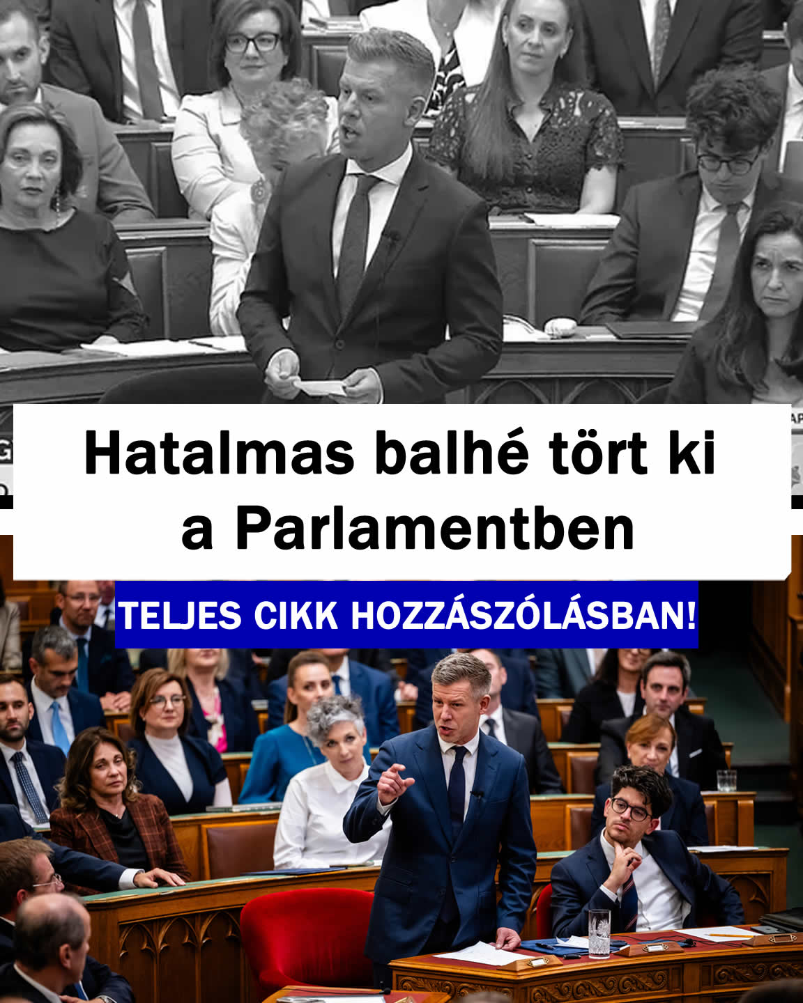 Hatalmas balhé tört ki a Parlamentben