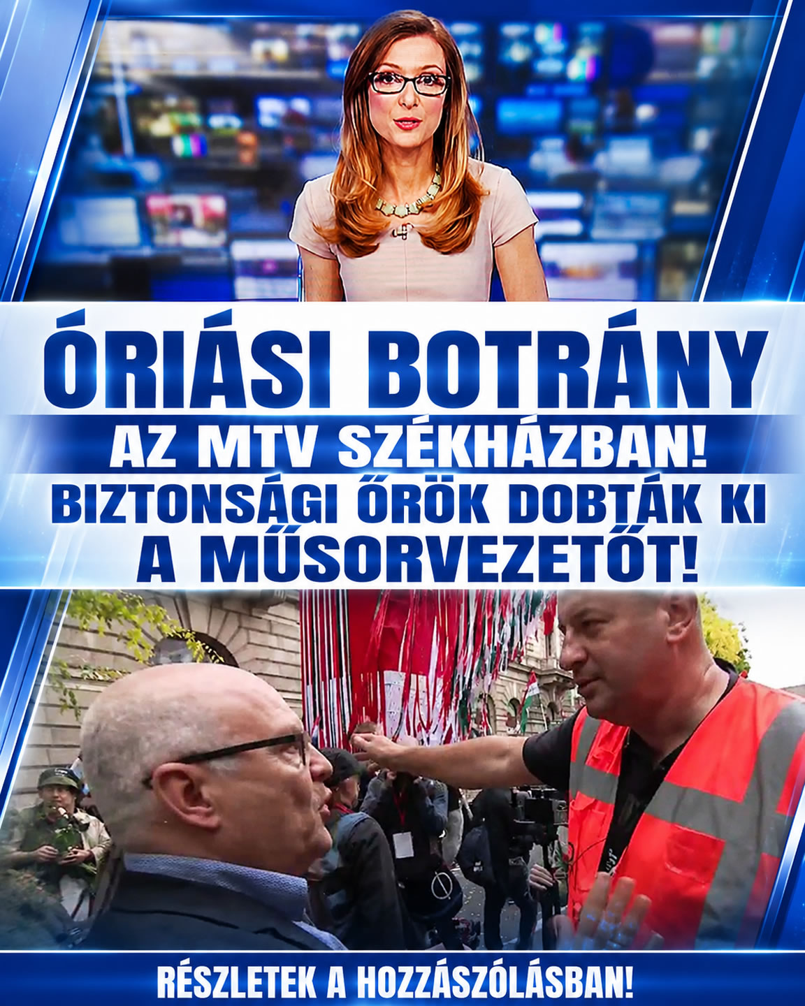 Óriási botrány az MTV székházban!