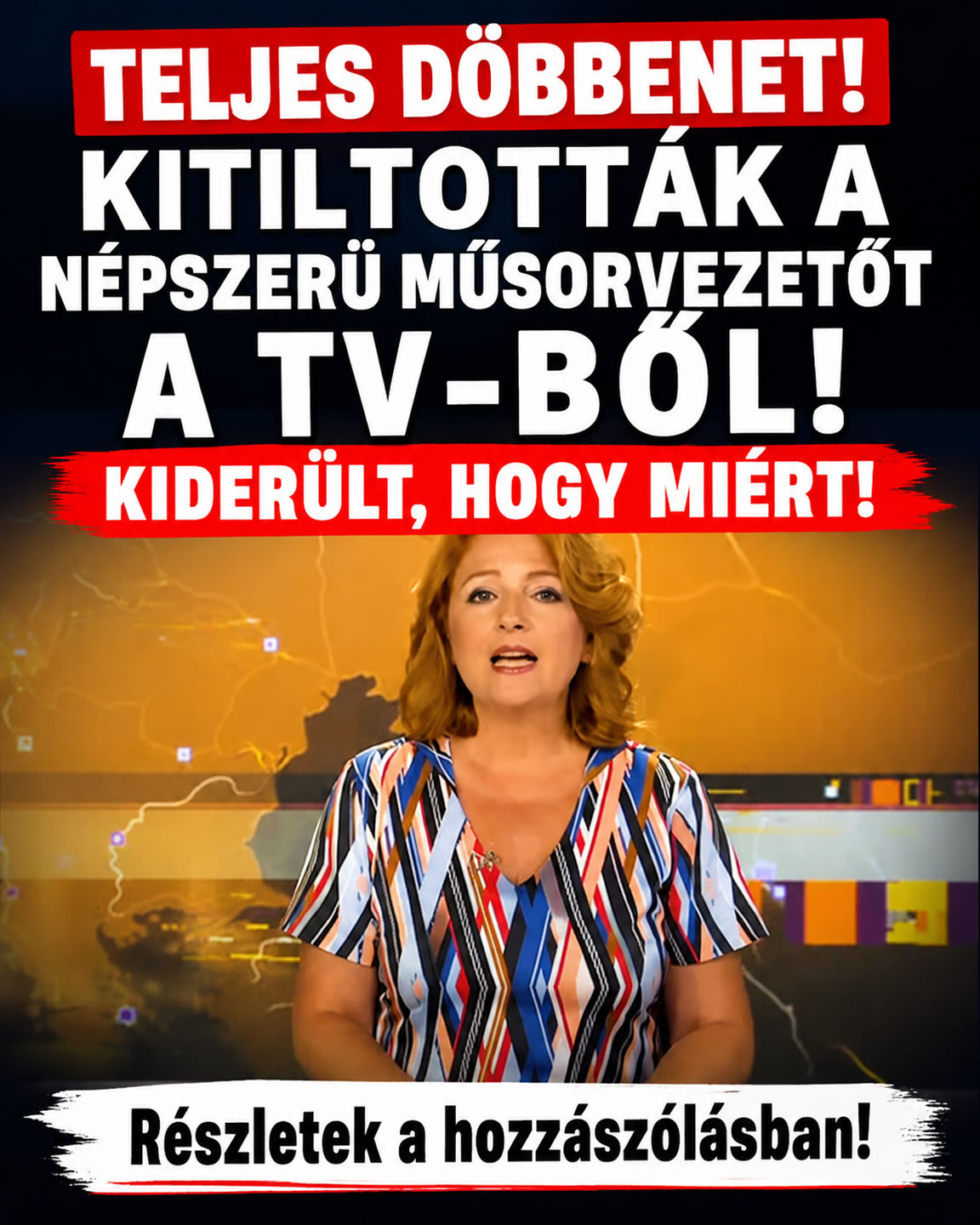 Kitiltották a népszerű műsorvezetőt a TV-ből!