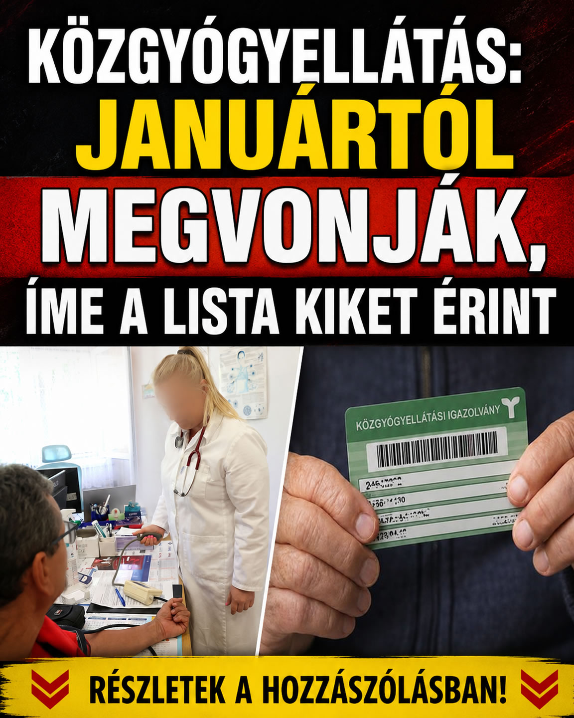 Közgyógyellátás változás