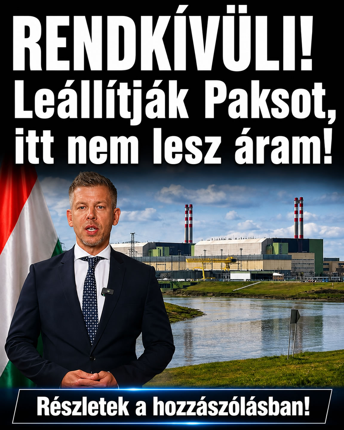 Leállítják Paksot, itt nem lesz áram