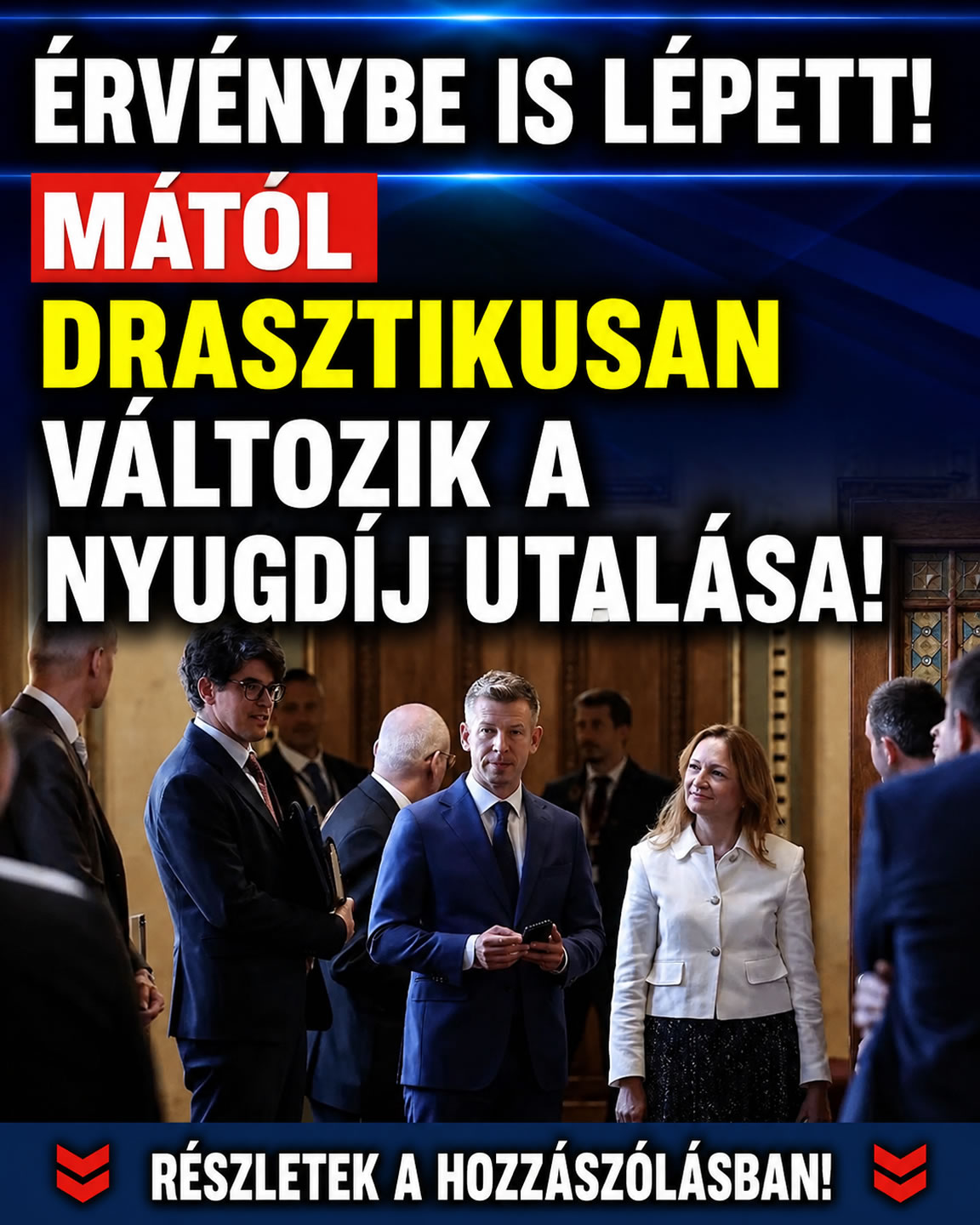 Mától drasztikusan változik a nyugdíj!